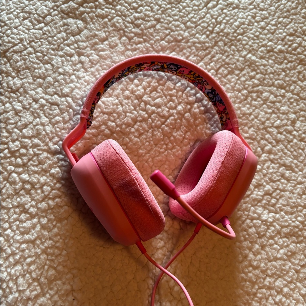 Nintendo Kirby  Headphones with Cushioned Comfort and Wired Connection